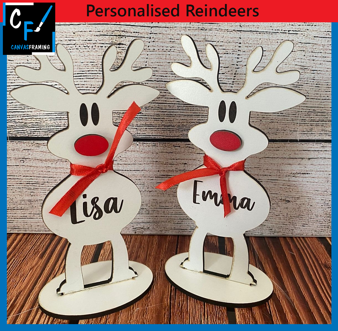 Personalised Reindeers