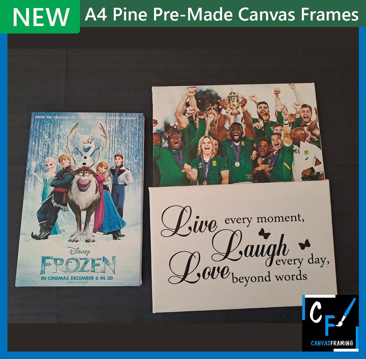 A4 Pine Pre-made Frames